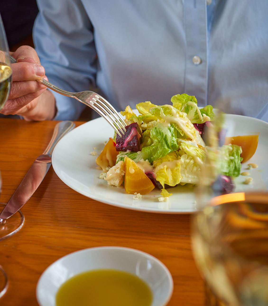 Boutique hospitality combining fine dining and lodging in the Hamptons