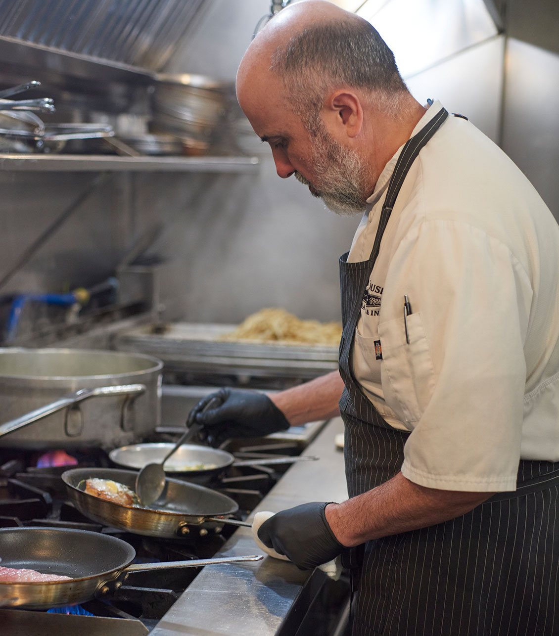 Boutique hospitality combining fine dining and lodging in the Hamptons