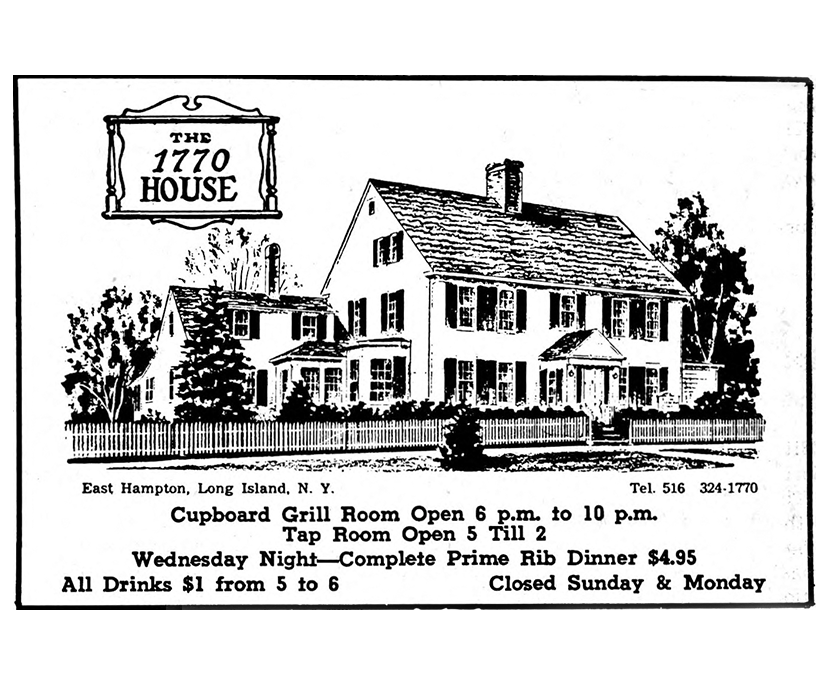 High-end dining and overnight accommodations in the Hamptons